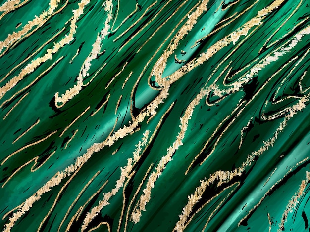 green marble and gold abstract background texture color marbling with natural luxury style golden li