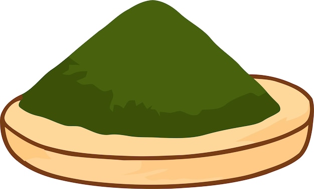나무 그에 녹색 Matcha 파우더 자연 유기 건강 슈퍼 푸드 성분