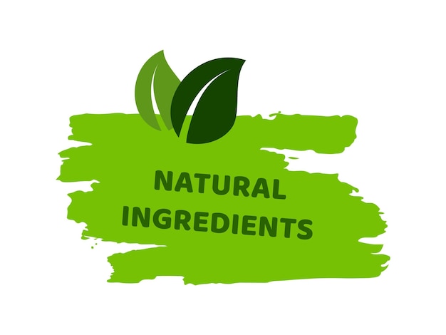 Green natural bio labels