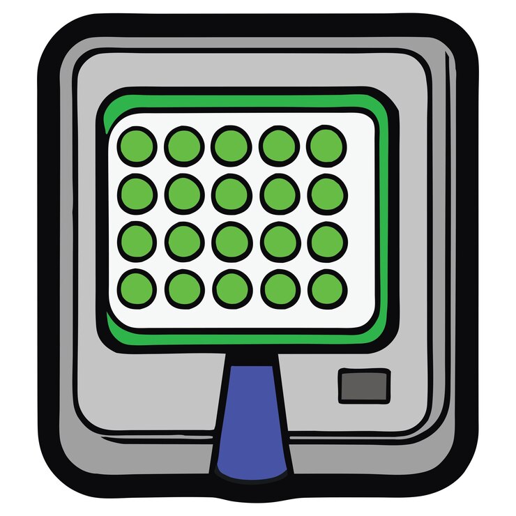 Vector green office icon suitable for business and inventory