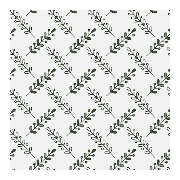 Green olive branches colorful diagonal vector illustration seamless pattern swatch