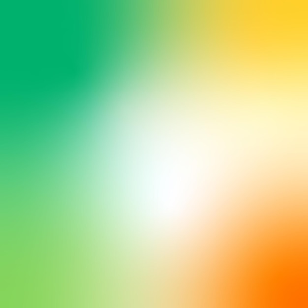 Green and orange abstract blurred gradient vector background