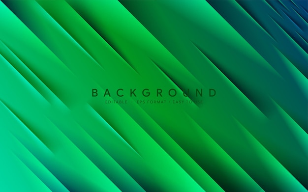 Green overlap layer on dark space background design