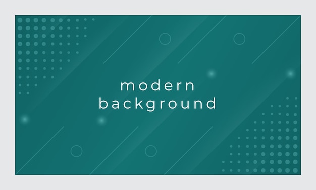 Green papercut modern geometric abstract background