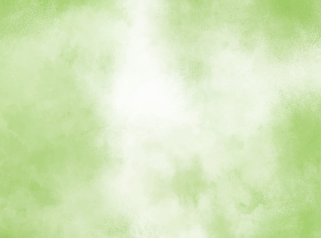 Vector green pastel watercolor background. grunge texture. digital art painting