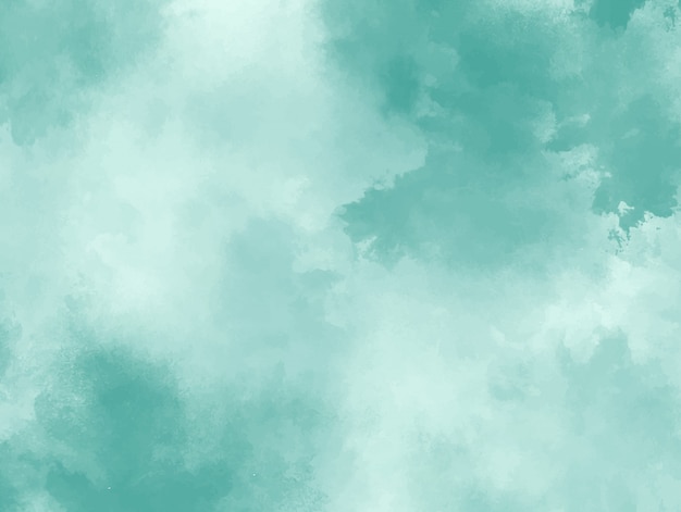 Vector green pastel watercolor background. grunge texture. digital art painting