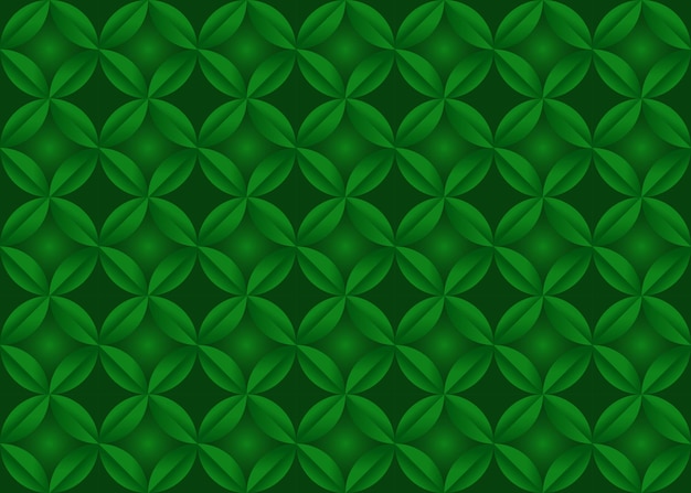 緑の模様のイラスト