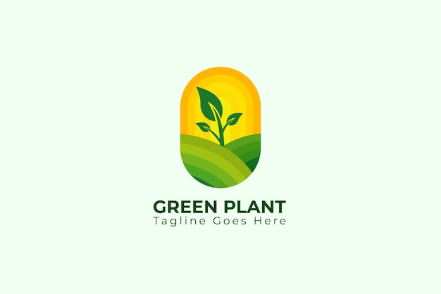 Green Plant Agro bedrijfslogo ontwerp