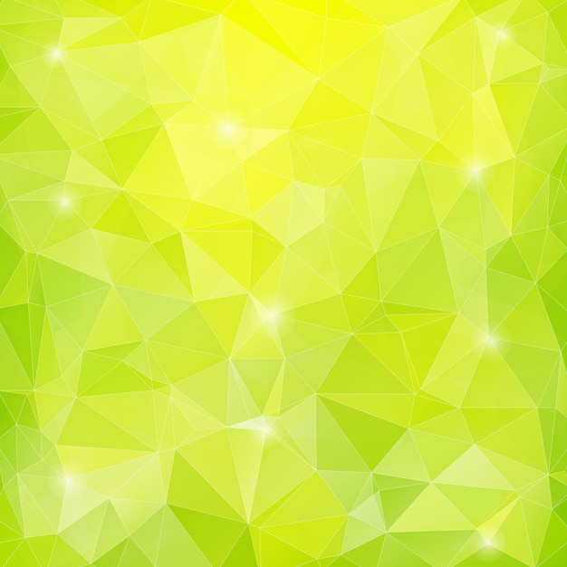 緑の多角形の背景