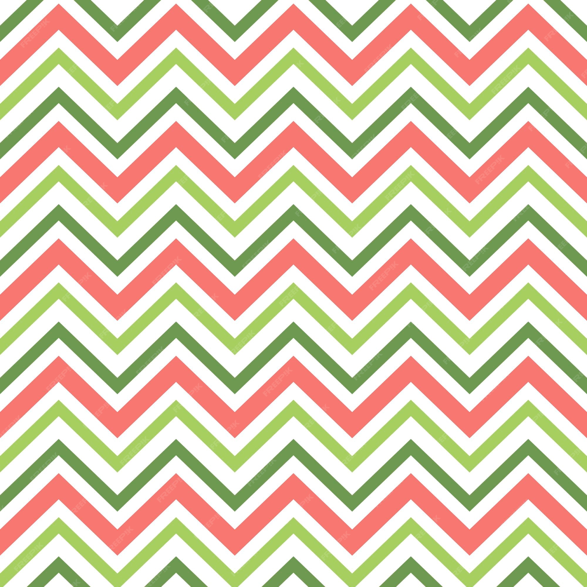 red and green chevron background