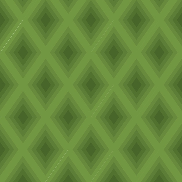 Vector green rhomboid pattern isolated background