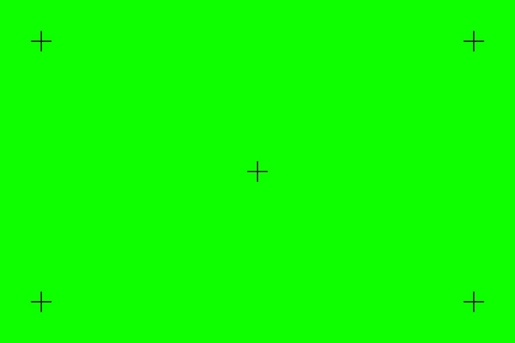 Vector green screen chroma key background template for your design