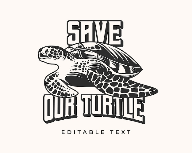 green sea turtle silhouette illustration