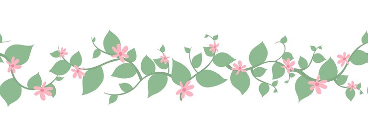 Leafes 분기와 꽃 디자인 녹색 원활한 브러시 테두리 결혼식 초대장 인사말 카드에 대 한 원활한 나뭇잎 프레임 Natureorganic itemsVector