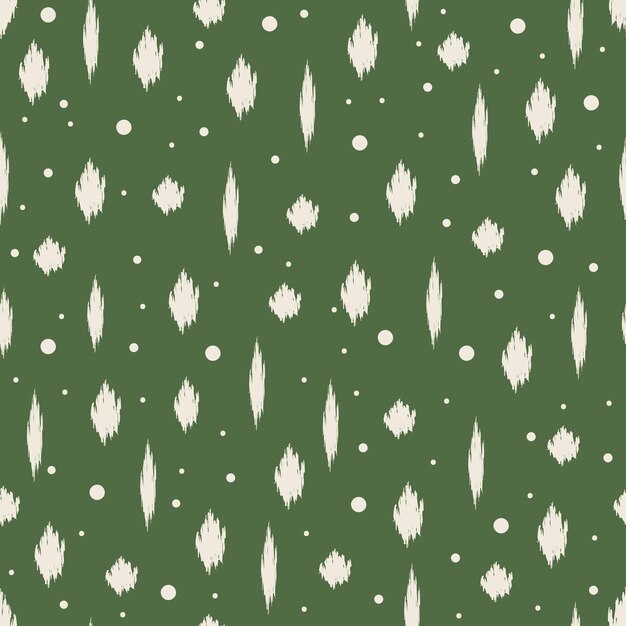 Vector green seamless pattern modern eco design creative abstract textile print repeated background