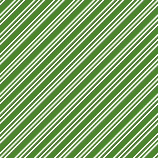 Green seamless pattern with white oblique stripes