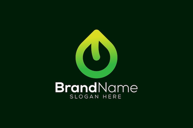 Green seed logo design