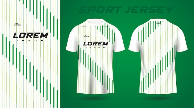 Green shirt sport jersey design