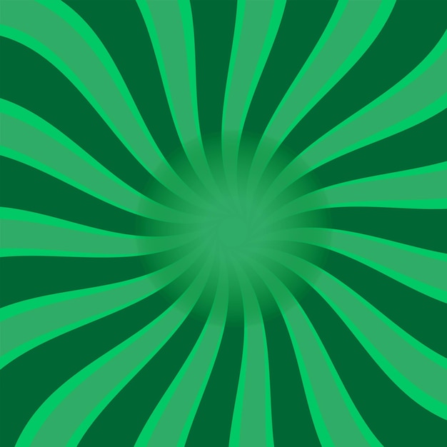 Vector green spiral background design retro starburst sunburst background pattern and grunge