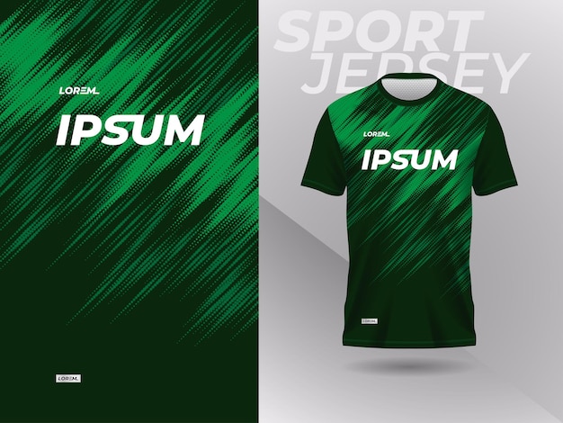 green sport jersey mockup design template for sportswear