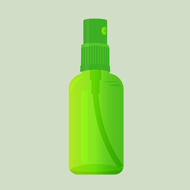 Green sprayer bottle