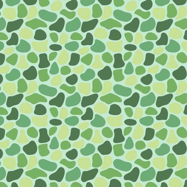 Green stones painted pattern