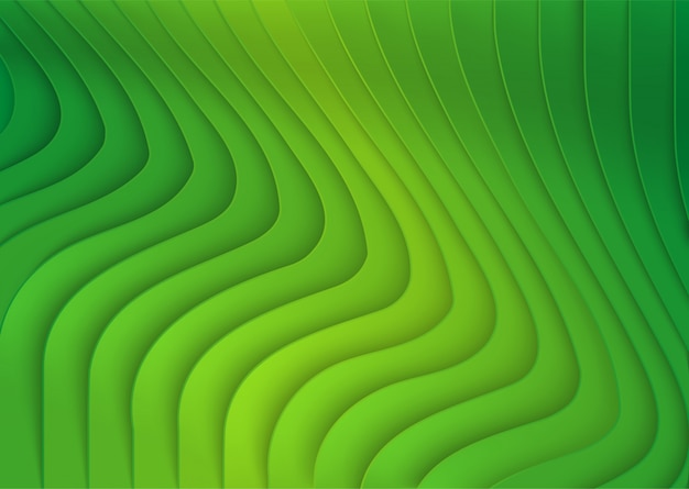 Green Striped 3D Texture