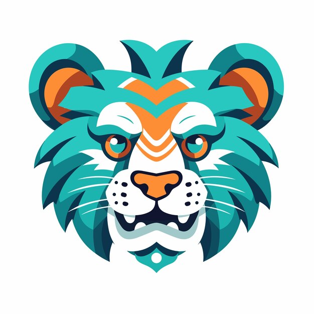 Green tiger mascot