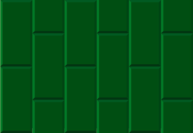 Вектор Зеленая плитка бесшовный узор керамический кирпич стена или пол для интерьера кухни ванной комнаты метро