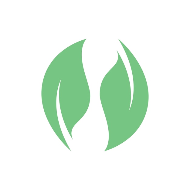 green tree leaf ecology nature element logo icon