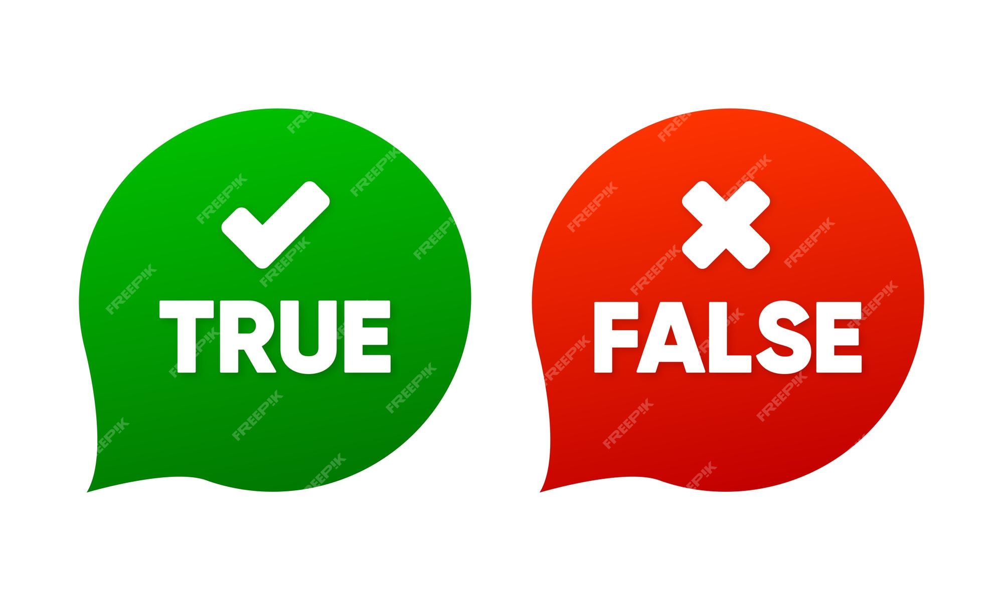 https://img.freepik.com/premium-vector/green-true-red-false-banner-simple-true-false-sign-accepted-rejected-vector-illustration_476325-1287.jpg?w=2000