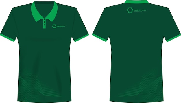 Green tshirt mockup Free Vector