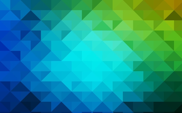 Green vector blurry triangle background