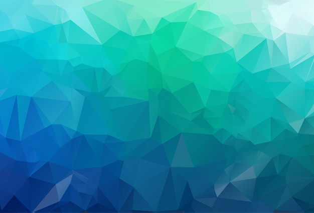 Green vector blurry triangle template.