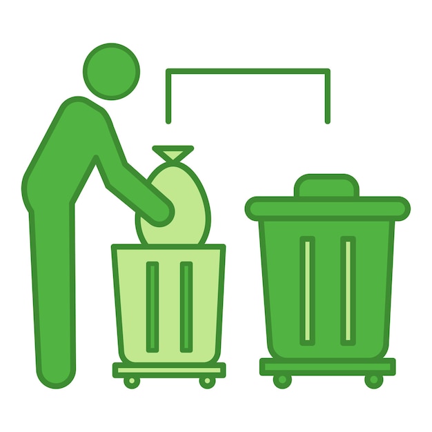 Green Waste Sorting Icon