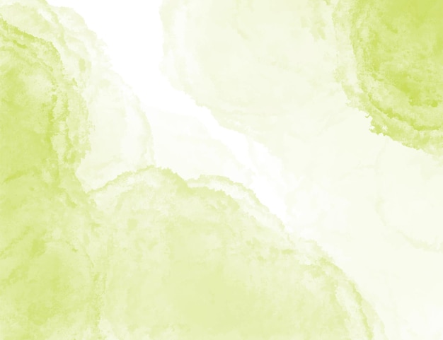 Vector green water color background