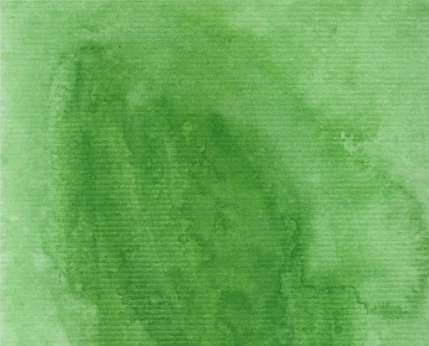 Vector green watercolor background