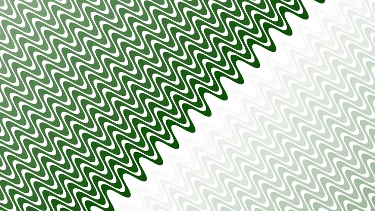 Vector green wave line seamless pattern vector background for stylish modern design and decor