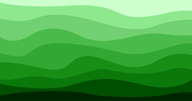 Green waves on a green background.