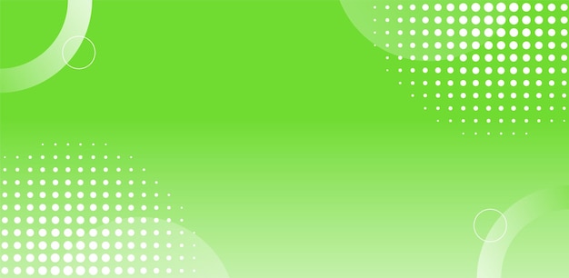 Green web banner background vector gradient