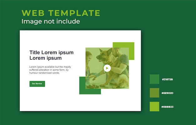 Green web template