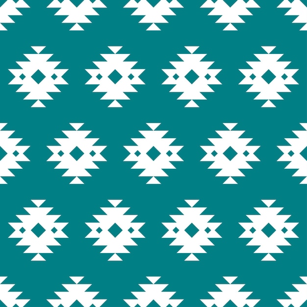 Green and white kilim seamless pattern