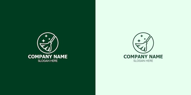 A green and white logo for a company name.