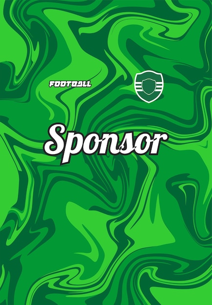 a green and white logo for a football team