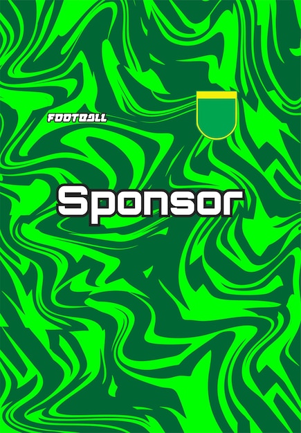 a green and white logo for sport