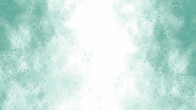 Vector green white watercolor abstract background