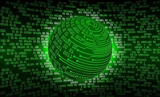 Green world cyber circuit future technology  