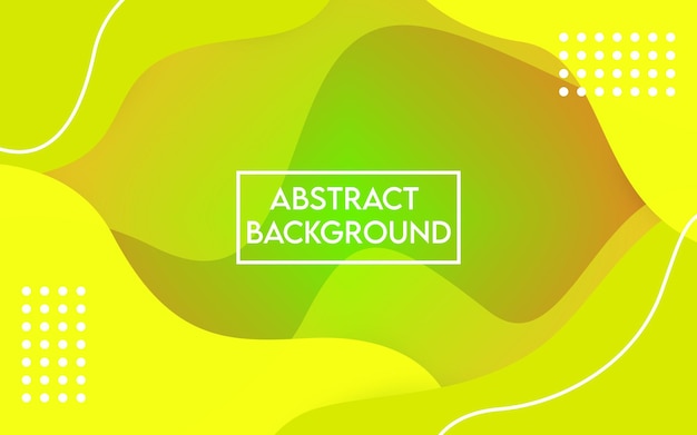 Green and yellow abstract background in gradient color style for website, wallpaper, and more