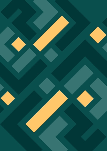 a green and yellow pattern creative