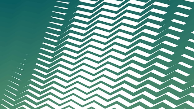 Green Zigzag Stripes Line Pattern achtergrond voor frisse en energieke ontwerpen